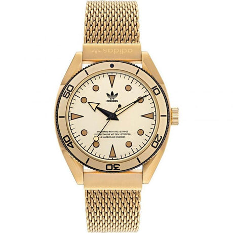 Adidas Gold Stainless Steel Watch - Hilstor