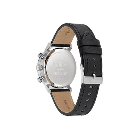 Adidas Black Leather Watch - Hilstor