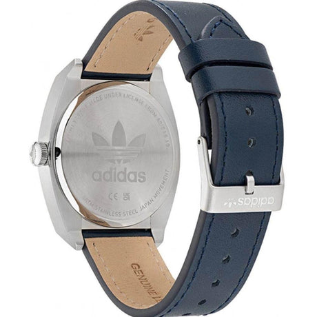 Adidas Blue Leather Watch - Hilstor