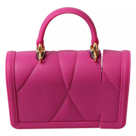 Dolce & Gabbana Pink Silicone Devotion Heart Logo Airpods Case - Hilstor