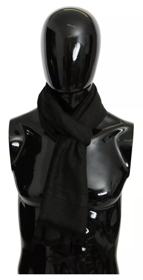 Dolce & Gabbana Green Brown Wrap Cashmere Shawl Scarf - Hilstor