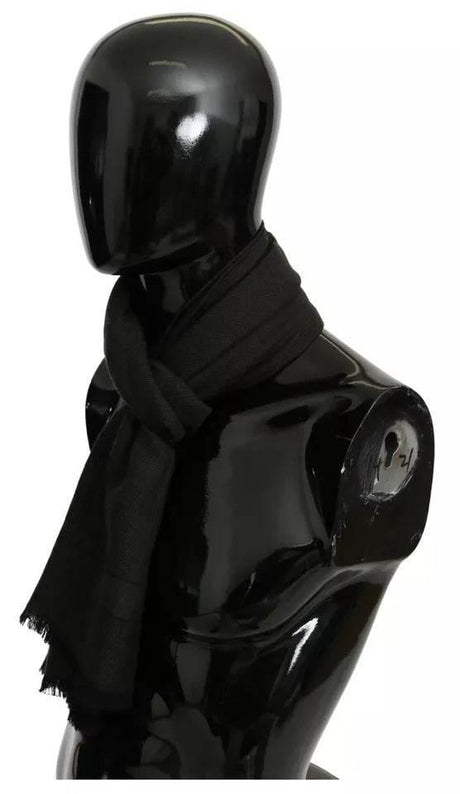 Dolce & Gabbana Green Brown Wrap Cashmere Shawl Scarf - Hilstor