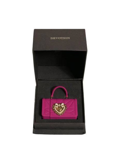 Dolce & Gabbana Pink Silicone Devotion Heart Cover Hand Bag Airpod Case - Hilstor