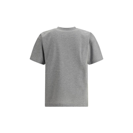 Saint Laurent Grey Cotton Oversized T-shirt - Hilstor