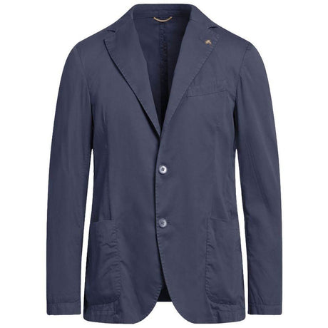 AT.P.CO Blue Cotton Blazer - Hilstor
