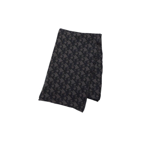 Calvin Klein Jeans Black Recycled Polyester Scarf - Hilstor