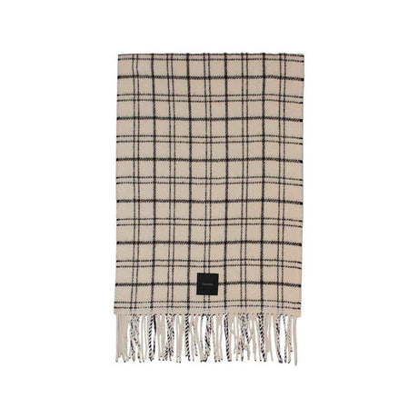 Calvin Klein Beige Wool Scarf - Hilstor