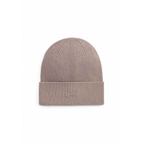 Calvin Klein Beige Organic Cotton Caps Baseball Hat - Hilstor