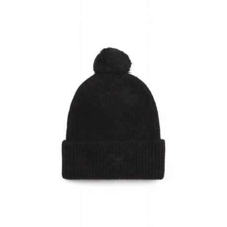 Calvin Klein Black Alpaca Leather Caps Baseball Hat - Hilstor