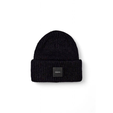 Calvin Klein Black Alpaca Leather Caps Baseball Hat - Hilstor