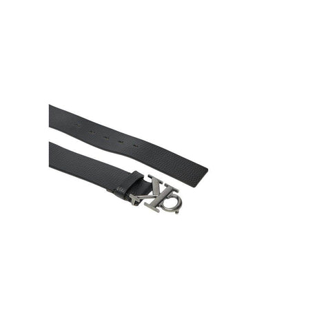 Calvin Klein Jeans Black Leather Belt - Hilstor