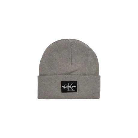 Calvin Klein Jeans Gray Cotton Caps Baseball Hat - Hilstor