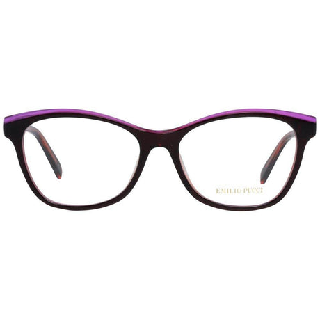 Emilio Pucci Burgundy Women Glasses Frame - Hilstor