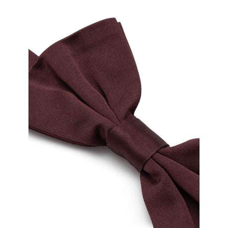 Dolce & Gabbana Burgundy Silk Bowty - Hilstor