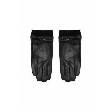 Calvin Klein Black Leather Glove - Hilstor