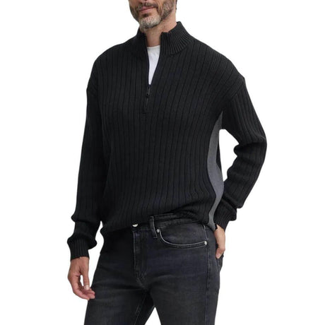 Calvin Klein Jeans Black Cotton Cardigan - Hilstor