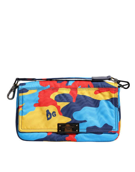 Dolce & Gabbana Multicolor Camouflage Nylon Crossbody Bag - Hilstor
