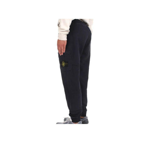 Stone Island Blue Cotton Men's Tracksuit Pant - Hilstor