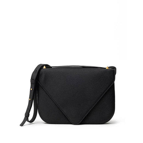 Bottega Veneta Black Leather Shoulder Bag - Hilstor