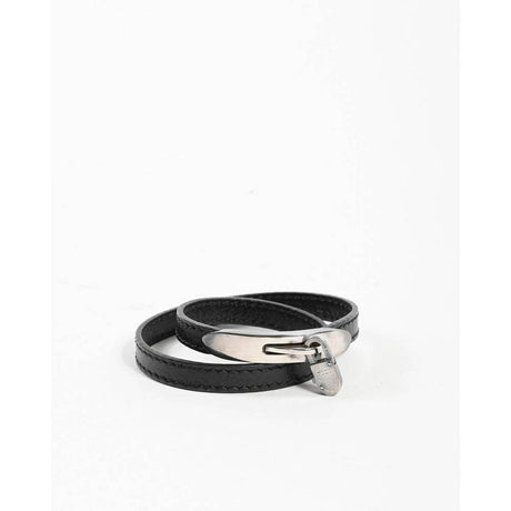 Tod's Black Leather Bracelet - Hilstor