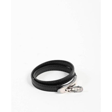 Tod's Black Leather Bracelet - Hilstor