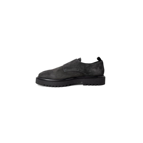 Antony Morato Black Leather Flat - Hilstor