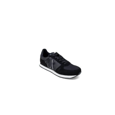 Armani Exchange Black Polyester Sneaker - Hilstor