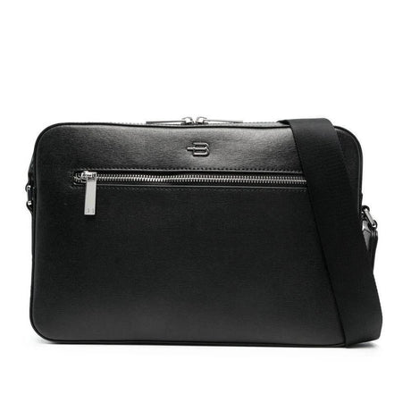 Baldinini Trend Black Calfskin Shoulder Bag - Hilstor