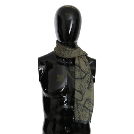 Ferre Green Wool Scarf - Hilstor