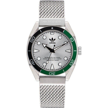 Adidas Gray Stainless Steel Watch - Hilstor