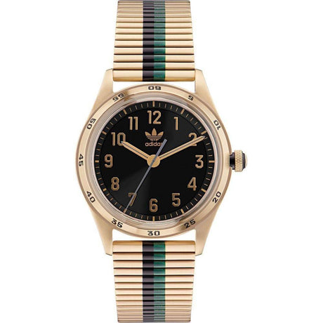 Adidas Gold Stainless Steel Watch - Hilstor