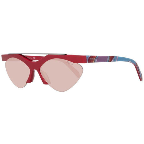 Emilio Pucci Red Metal Sunglasses - Hilstor