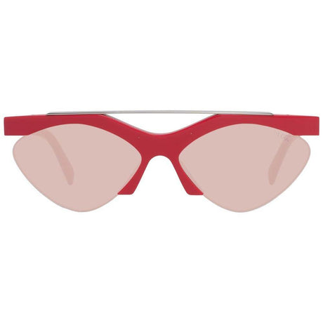 Emilio Pucci Red Metal Sunglasses - Hilstor