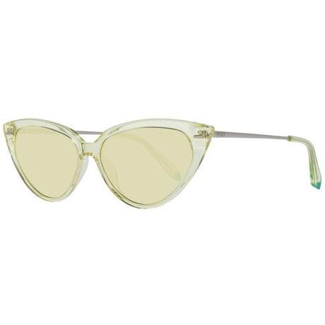 Emilio Pucci Yellow Metal Sunglasses - Hilstor