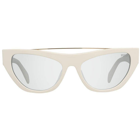 Emilio Pucci White Metal Sunglasses - Hilstor