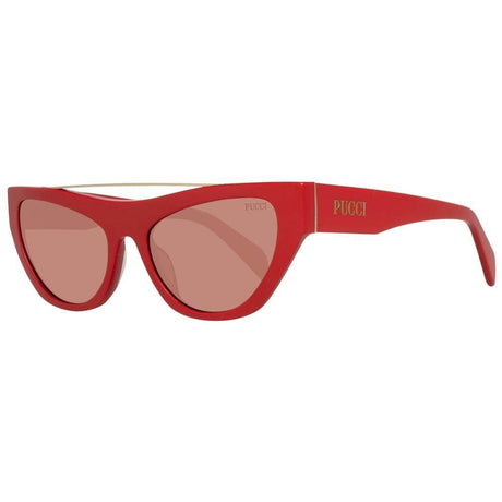 Emilio Pucci Red Metal Sunglasses - Hilstor