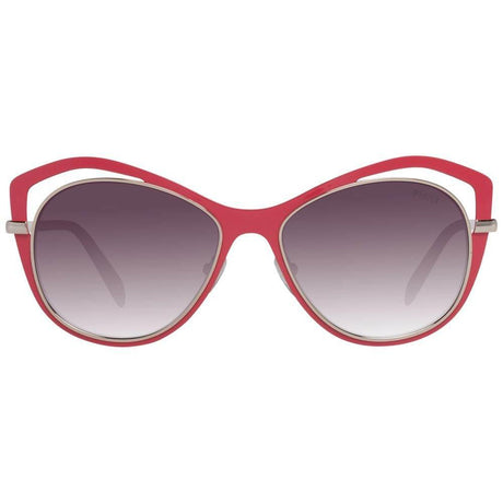 Emilio Pucci Red Metal Sunglasses - Hilstor
