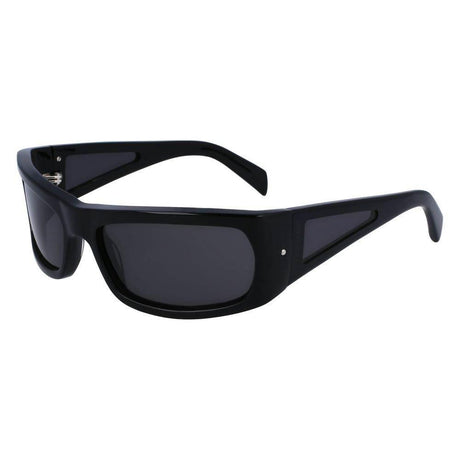 Ferragamo Black Acetate Sunglasses - Hilstor