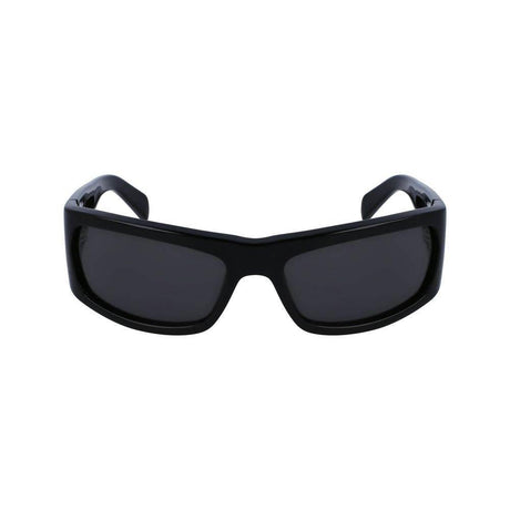 Ferragamo Black Acetate Sunglasses - Hilstor