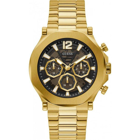 Guess Gold Stainless Steel Watch - Hilstor