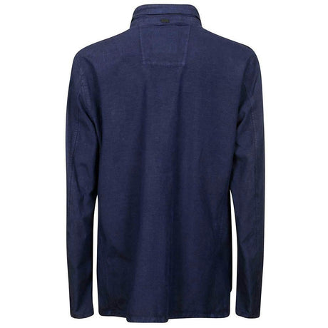 Herno Blue Linen Men Jacket - Hilstor