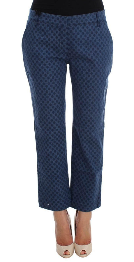 Dolce & Gabbana Polka Dotted Stretch Capri Jeans - Hilstor