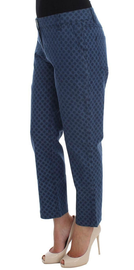 Dolce & Gabbana Polka Dotted Stretch Capri Jeans - Hilstor