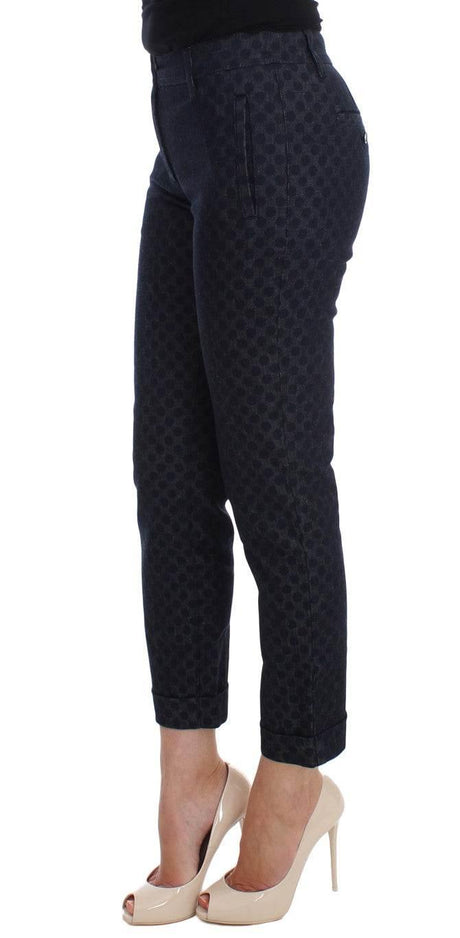 Dolce & Gabbana Polka Dotted Slim Capris Jeans - Hilstor
