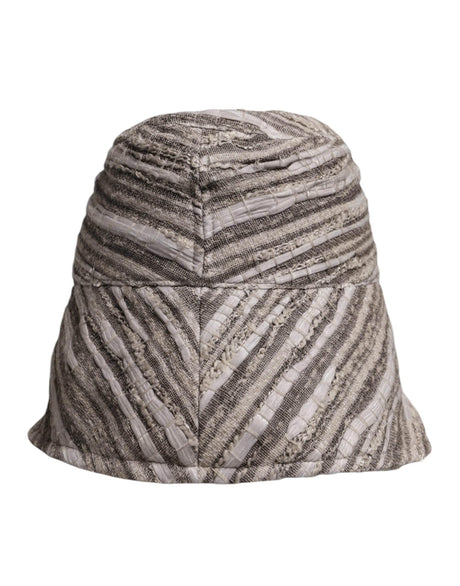 Dolce & Gabbana Multicolor Stripes Cotton Bucket Cap - Hilstor
