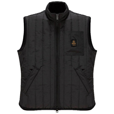 Refrigiwear Black Polyester Men's Quilted Vest - Hilstor