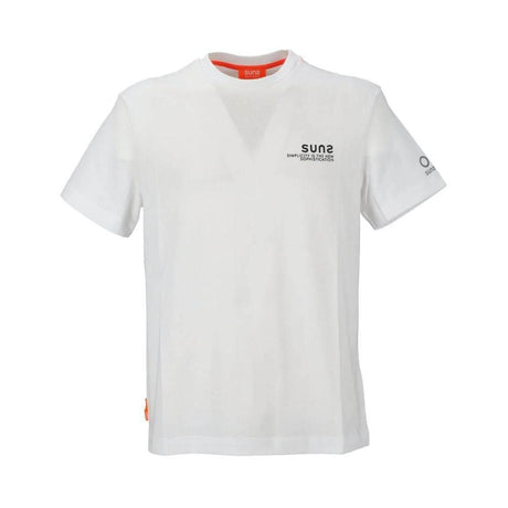 Suns White Cotton T-Shirt - Hilstor
