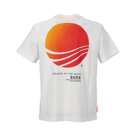 Suns White Cotton T-Shirt - Hilstor