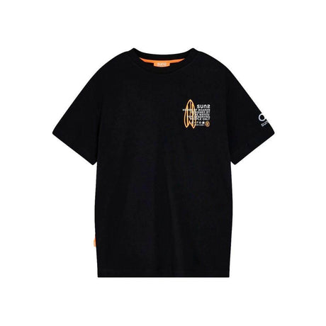 Suns Black Cotton T-Shirt - Hilstor