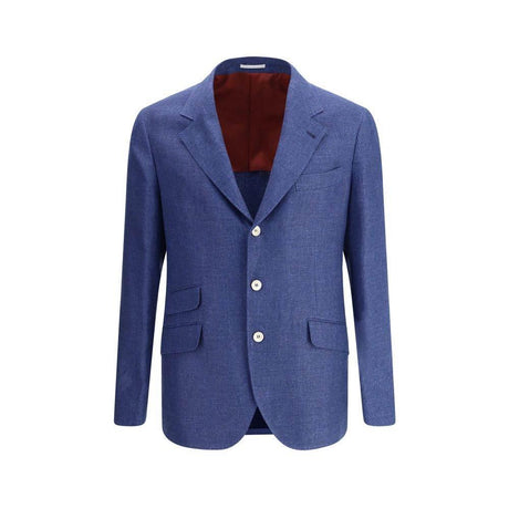 Brunello Cucinelli Linen Blazer Jacket - Hilstor